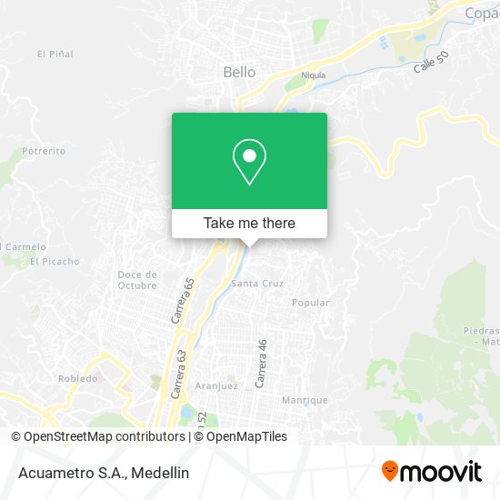 Mapa de Acuametro S.A.