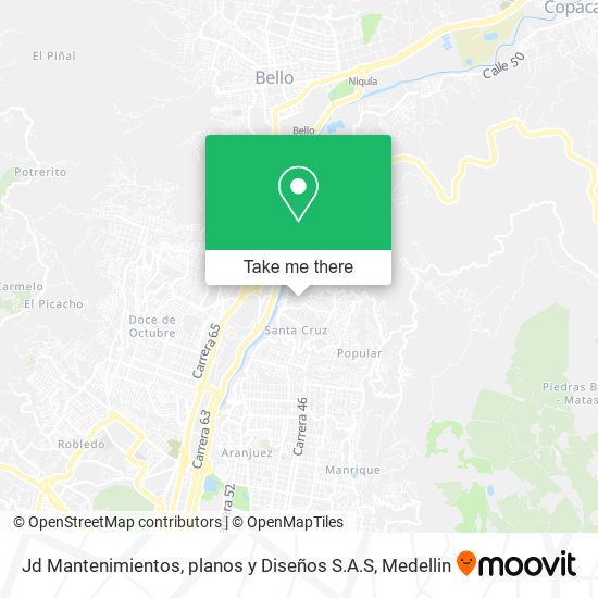 Mapa de Jd Mantenimientos, planos y Diseños S.A.S