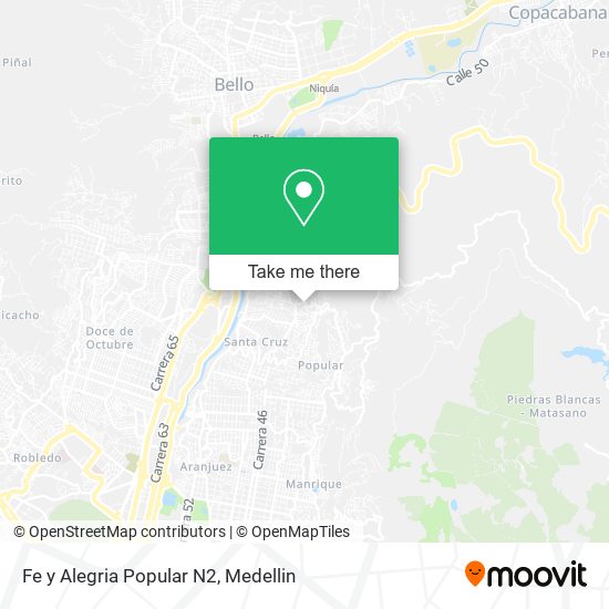 Fe y Alegria Popular N2 map