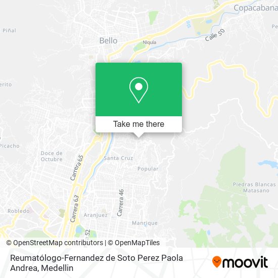 Reumatólogo-Fernandez de Soto Perez Paola Andrea map