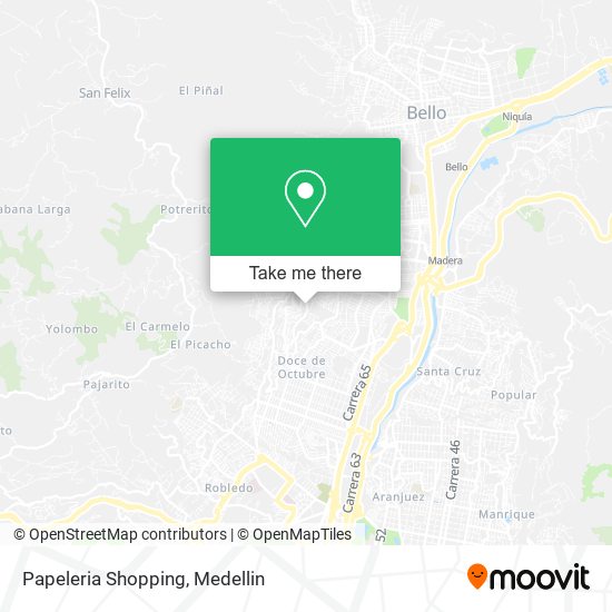 Papeleria Shopping map