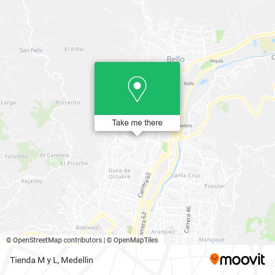 Mapa de Tienda M y L