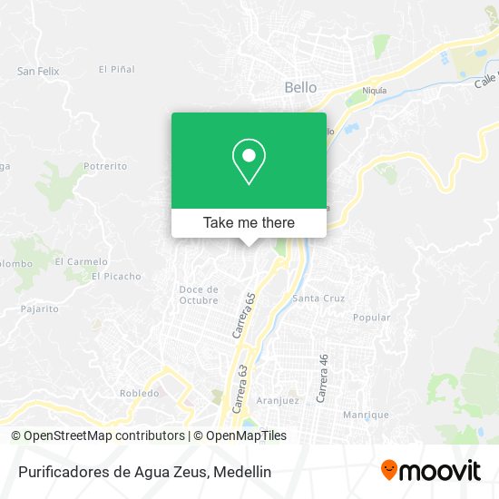 Purificadores de Agua Zeus map