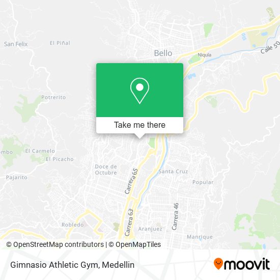 Gimnasio Athletic Gym map