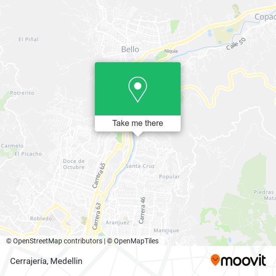 Mapa de Cerrajería