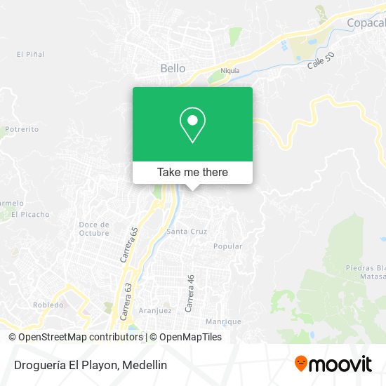 Droguería El Playon map