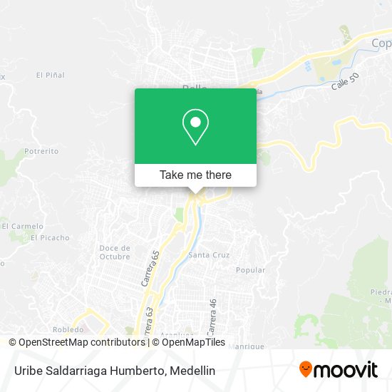 Uribe Saldarriaga Humberto map