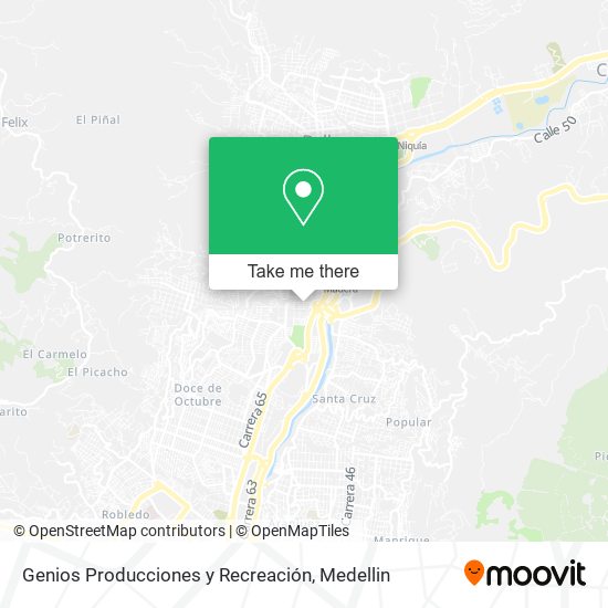 Genios Producciones y Recreación map