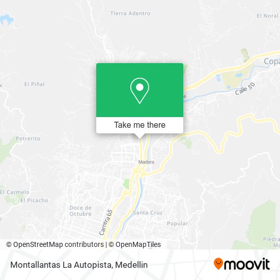 Montallantas La Autopista map
