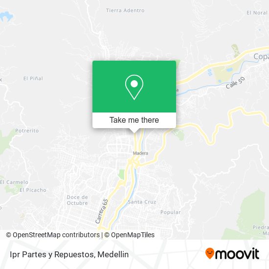 Mapa de Ipr Partes y Repuestos