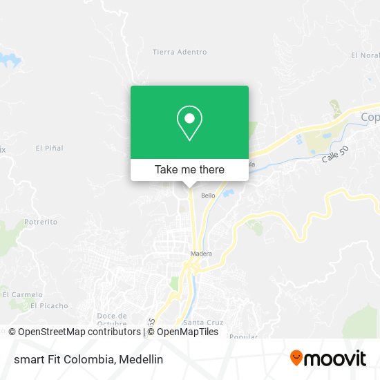 smart Fit Colombia map