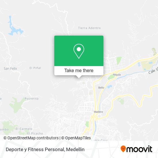 Deporte y Fitness Personal map