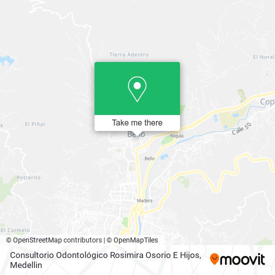 Consultorio Odontológico Rosimira Osorio E Hijos map