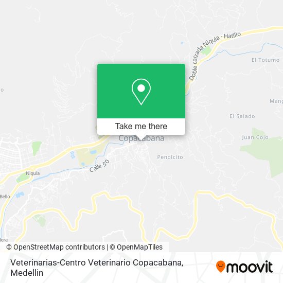 Veterinarias-Centro Veterinario Copacabana map