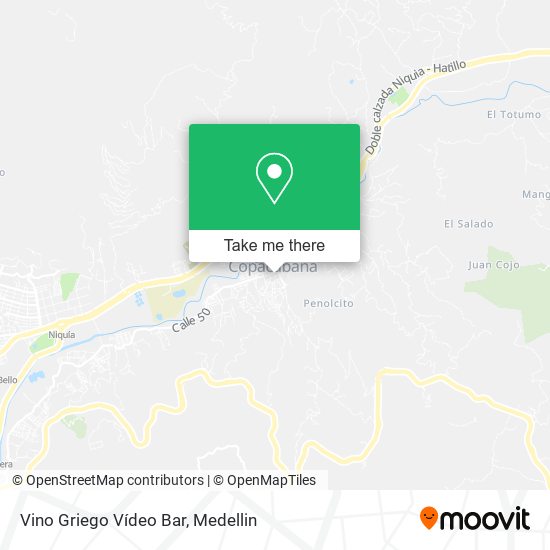 Vino Griego Vídeo Bar map