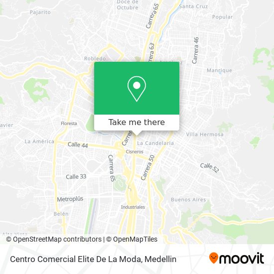 Centro Comercial Elite De La Moda map
