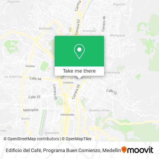 Edificio del Café, Programa Buen Comienzo map