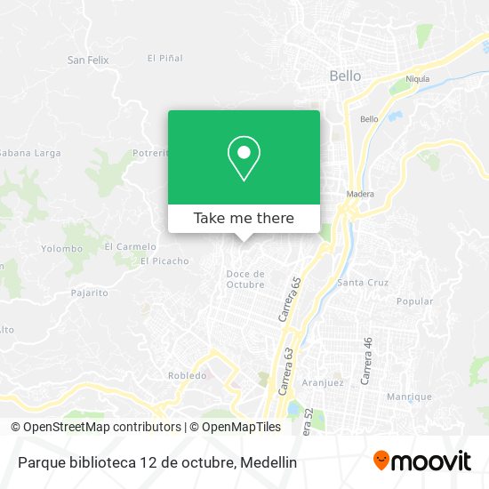 Parque biblioteca 12 de octubre map