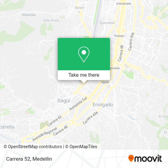 Carrera 52 map