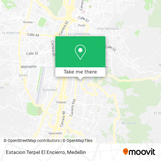 Mapa de Estacion Terpel El Encierro