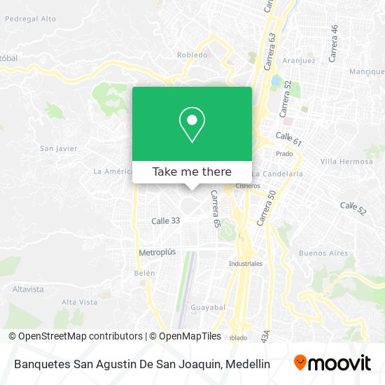 Banquetes San Agustin De San Joaquin map