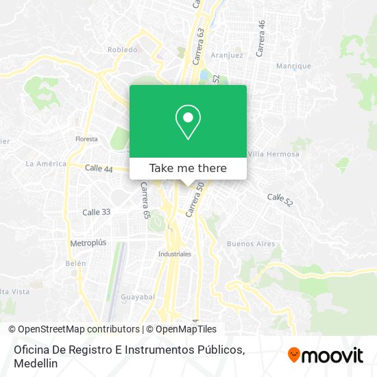 Oficina De Registro E Instrumentos Públicos map