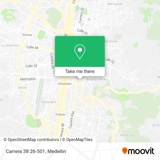 Carrera 38 26-501 map