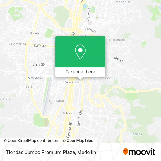 Tiendas Jumbo Premium Plaza map