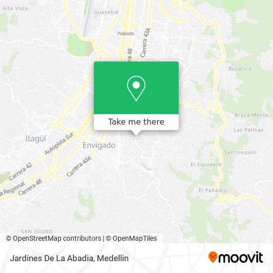 Mapa de Jardines De La Abadia