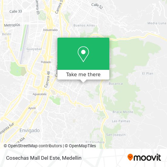 Mapa de Cosechas Mall Del Este