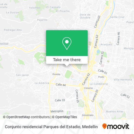 Conjunto residencial Parques del Estadio map