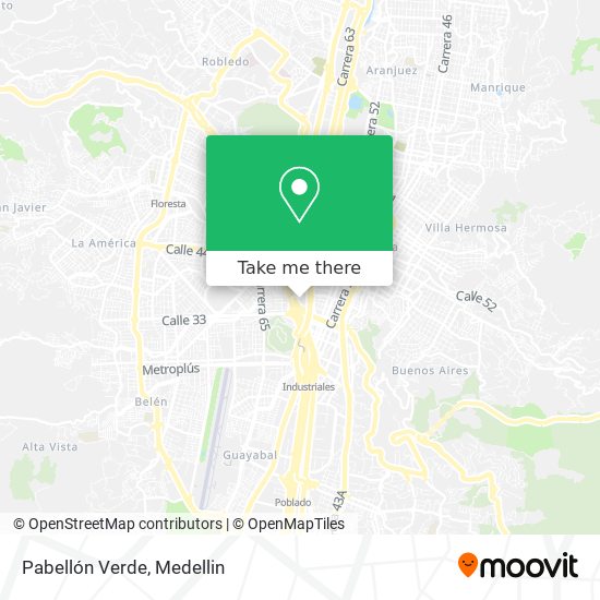 Mapa de Pabellón Verde