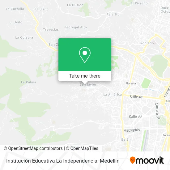 Institución Educativa La Independencia map