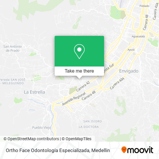 Mapa de Ortho Face Odontología Especializada