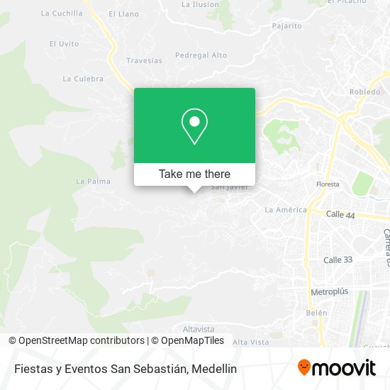 Fiestas y Eventos San Sebastián map