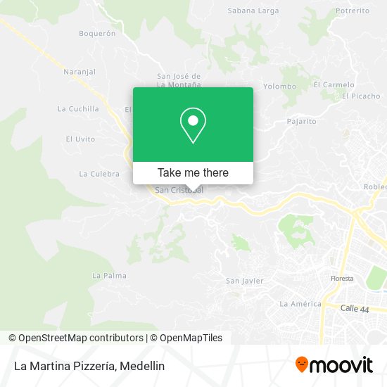 La Martina Pizzería map