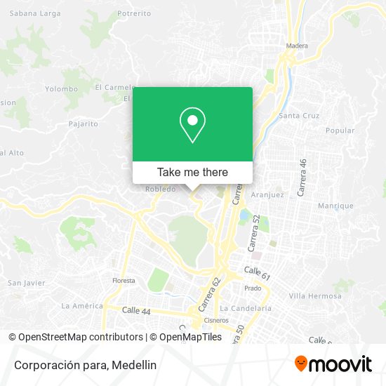 Corporación para map
