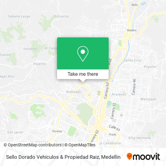 Sello Dorado Vehículos & Propiedad Raiz map