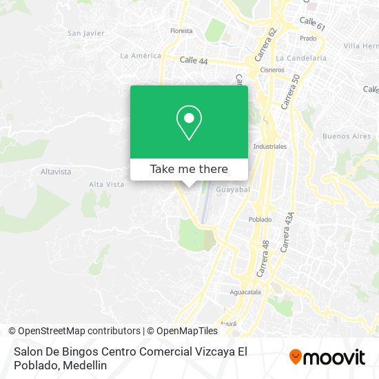 Salon De Bingos Centro Comercial Vizcaya El Poblado map