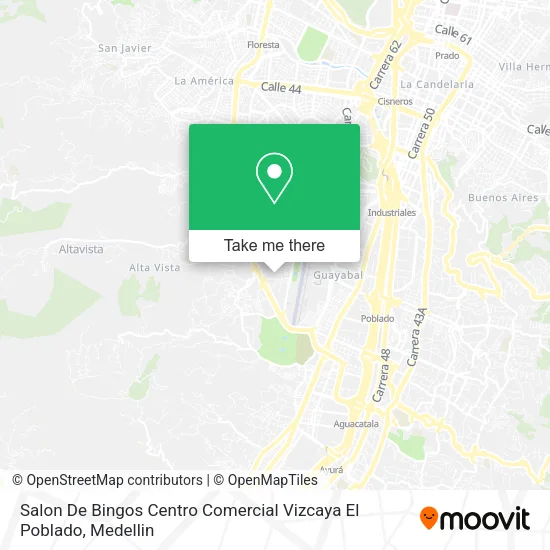 Salon De Bingos Centro Comercial Vizcaya El Poblado map