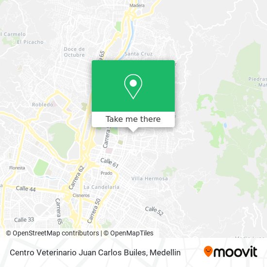 Mapa de Centro Veterinario Juan Carlos Builes