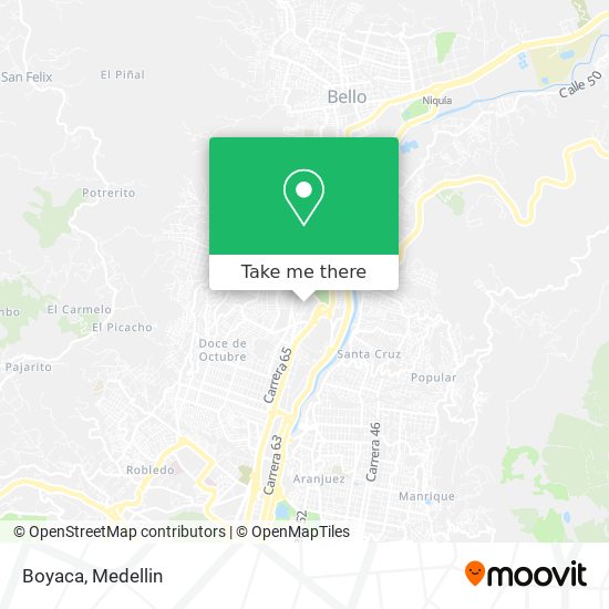 Boyaca map