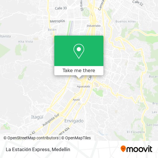 La Estación Express map