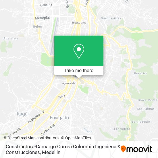 Constructora-Camargo Correa Colombia Ingeniería & Construcciones map