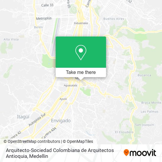 Mapa de Arquitecto-Sociedad Colombiana de Arquitectos Antioquia