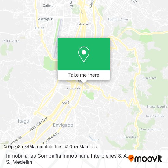 Inmobiliarias-Compañía Inmobiliaria Interbienes S. A. S. map