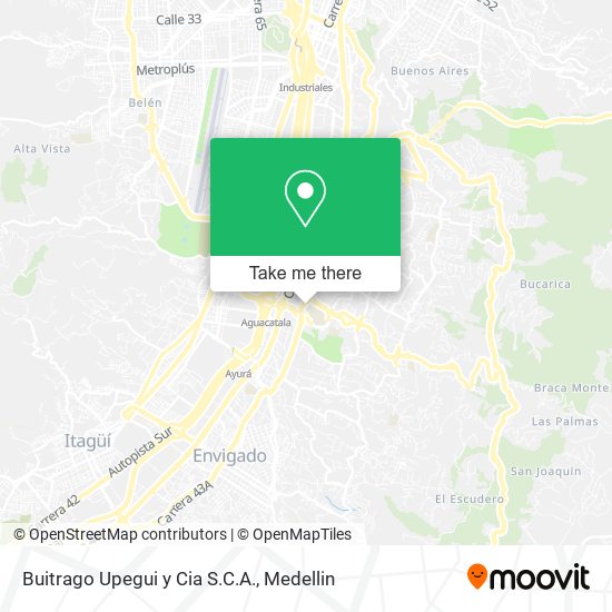 Buitrago Upegui y Cia S.C.A. map