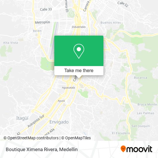 Boutique Ximena Rivera map