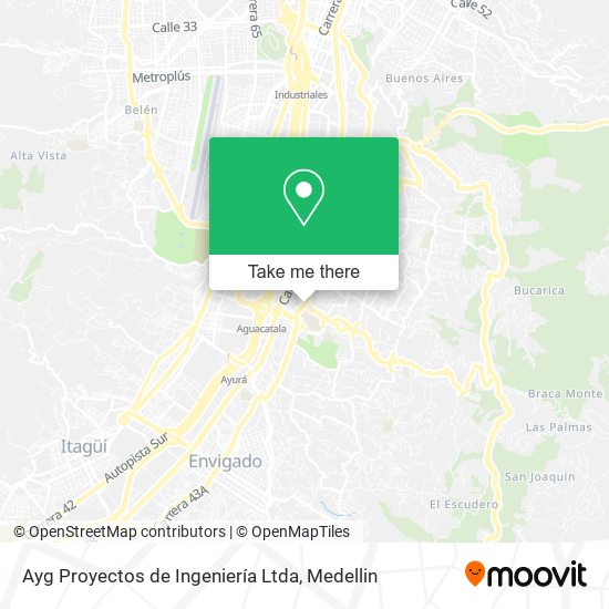 Ayg Proyectos de Ingeniería Ltda map