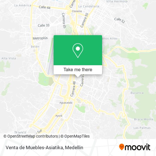Mapa de Venta de Muebles-Asiatika